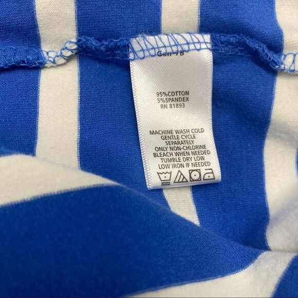 Isaac Mizrahi Live Stripe t-shirt dress size Small - Picture 4 of 5